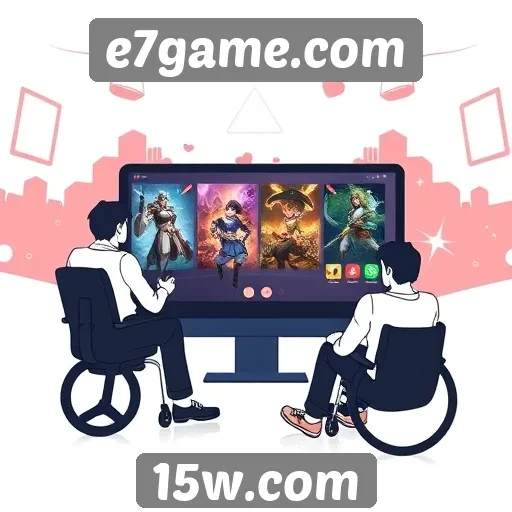 Acessibilidade e design responsivo do site e7game.com